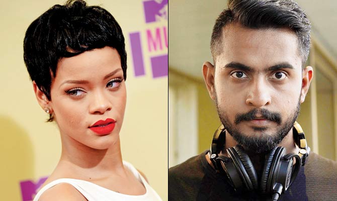 Rihanna and DJ Mangal Suvarnan