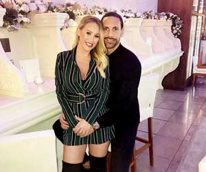 Ex-footballer Ferdinand and girlfriend Kate Wright are excited about Christmas