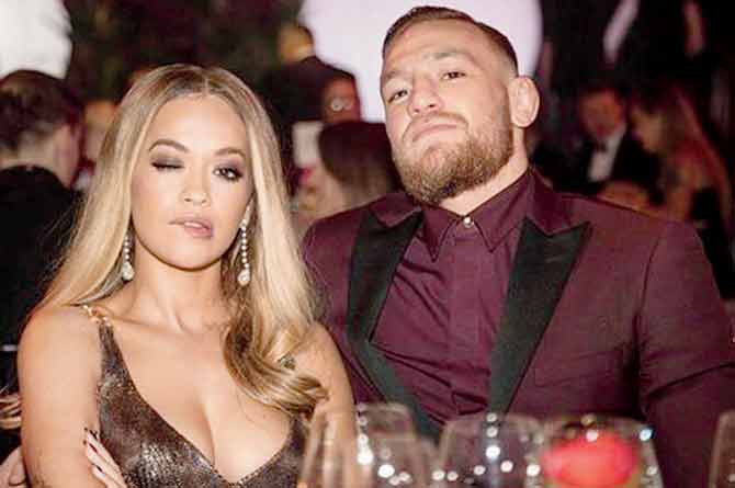 Conors  teammate slams Rita Oras date-night tweet