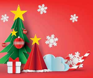 Christmas 2017: Now a 3D Christmas tree making workshop for kids