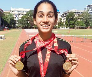 Inter-school athletics: Three cheers to golden girl Sharvari