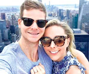 Steve Smith's fiancee reveals how Dani Willis kept her engagement ring hidden