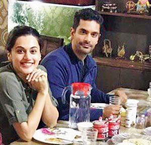 Taapsee Pannu and Angad Bedi