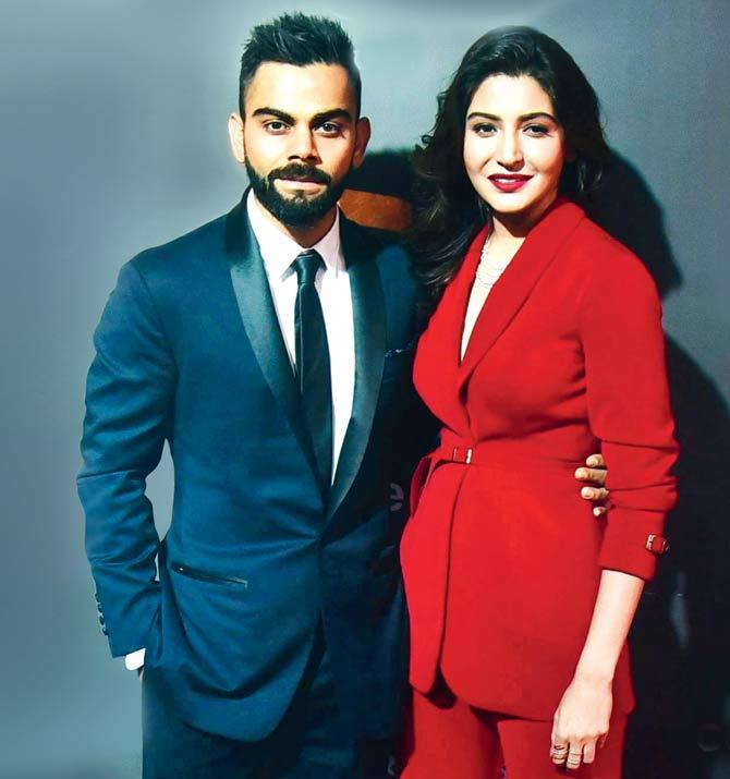 Virat Kohli and Anushka Sharma