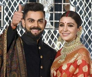 Virat and Anushka take the traditional approach for Delhi wedding reception