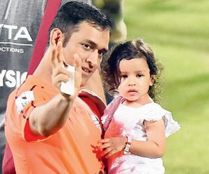 MS Dhoni's daughter Ziva's Christmas wish video goes viral
