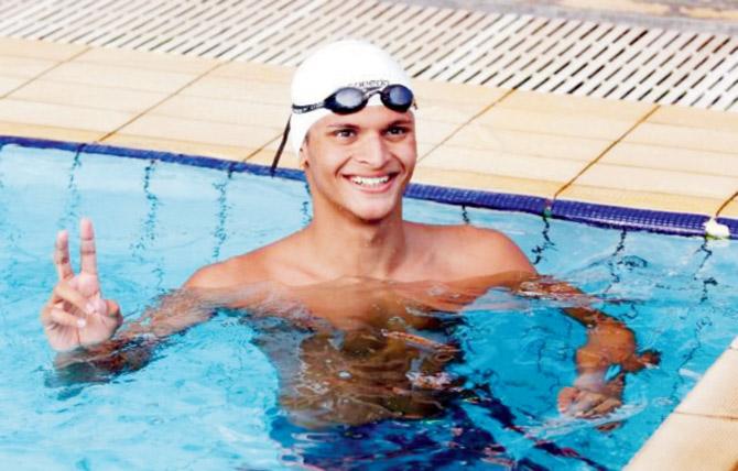 Neel Roy at the Mandpeshwar Civic Federation pool in Borivli