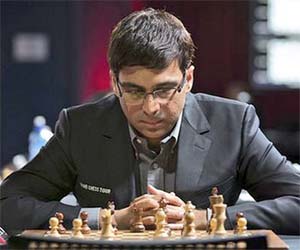 Viswanathan Anand makes a slow start at world blitz chess championship