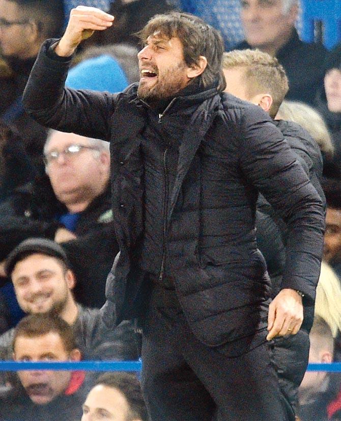Antonio Conte during Chelsea