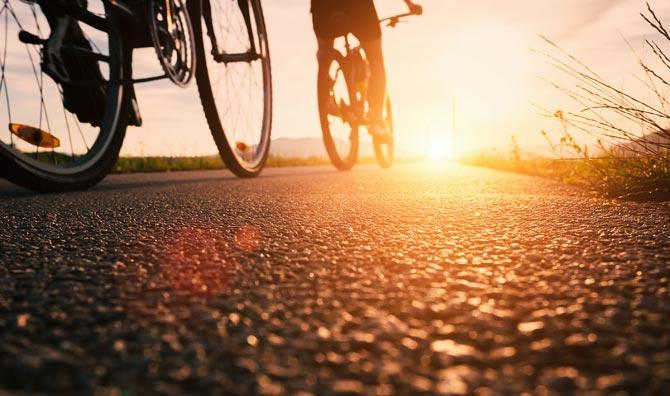 Reduce stress, anxiety by cycling regularly