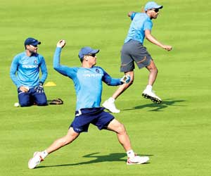 India v Sri Lanka: Catch a glimpse of how cricketers go about their business