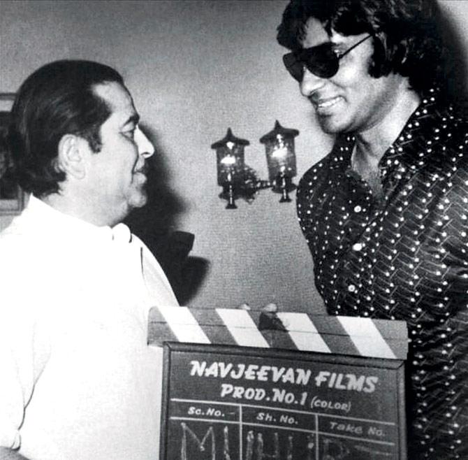 Kapoor with Amitabh Bachchan