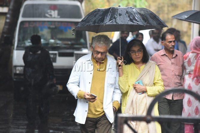 Naseeruddin Shah and Ratna Pathak Shah