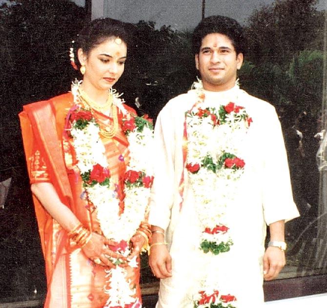 Sachin Tendulkar & Anjali