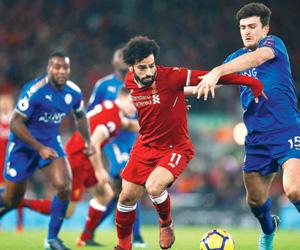 Premier League: Mohamed Salah's brace helps Liverpool beat Leicester