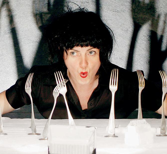 Colette Garrigan uses objects like forks in Sleeping Beauty