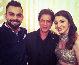 Watch video: Shah Rukh Khan does bhangra with Anushka-Virat at their reception