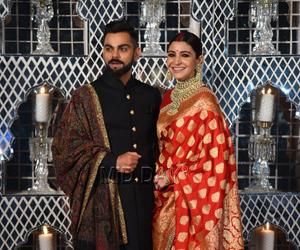 Anushka Sharma and Virat Kohli look picture perfect at their Delhi reception
