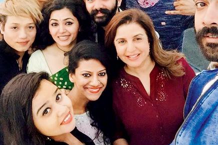 Party time! Farah Khan hosts a roof-top bash for 'Indian Idol 9' contestants