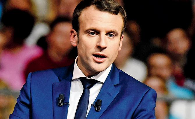 Emmanuel Macron. Pic/AFP