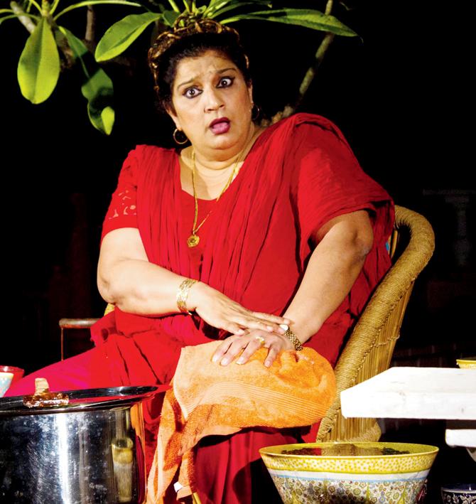 Seema Pahwa at an earlier staging of Saag Meat