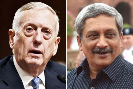 US Def Secy Mattis calls Manohar Parrikar, vows to build upon defence cooperation