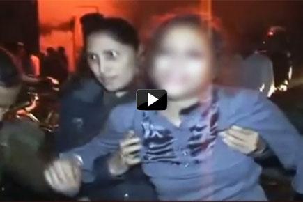 Watch video: Drunk girl abuses, creates ruckus in Kanpur