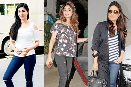 Spotted: Shruti Haasan, Shamita Shetty and Kareena Kapoor Khan