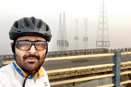 Parvin Dabas cycled from Bandra to Karjat to avoid traffic snarls