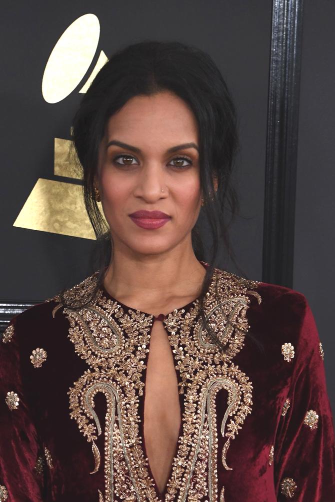 Anoushka Shankar arrives for the 59th Grammy Awards pre-telecast on February 12, 2017, in Los Angeles, California. Pic/AFP