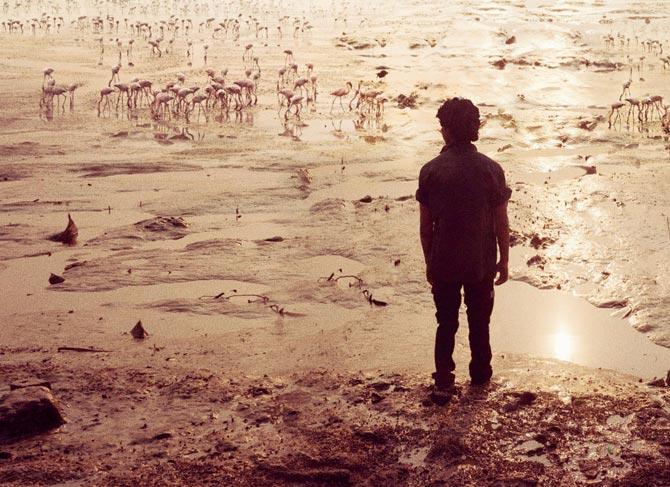 The scene was shot in Sewri at the break of dawn last winter