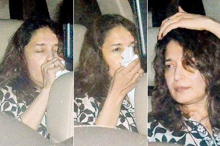 Out of sorts! Is Madhuri Dixit unwell?