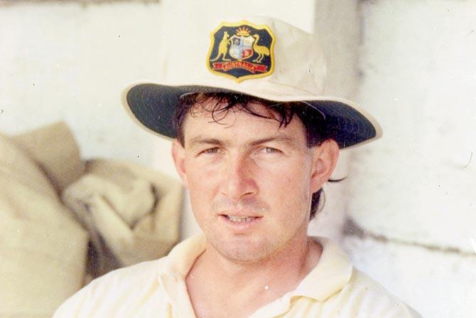 Geoff Marsh on his 1986 tour of India. Pic/mid-day archives