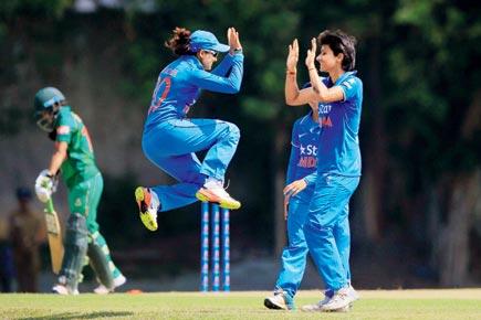 India thrash Bangladesh to seal World Cup berth