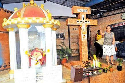 Mumbai: Miscreants desecrate Mother Mary shrine in Kurla