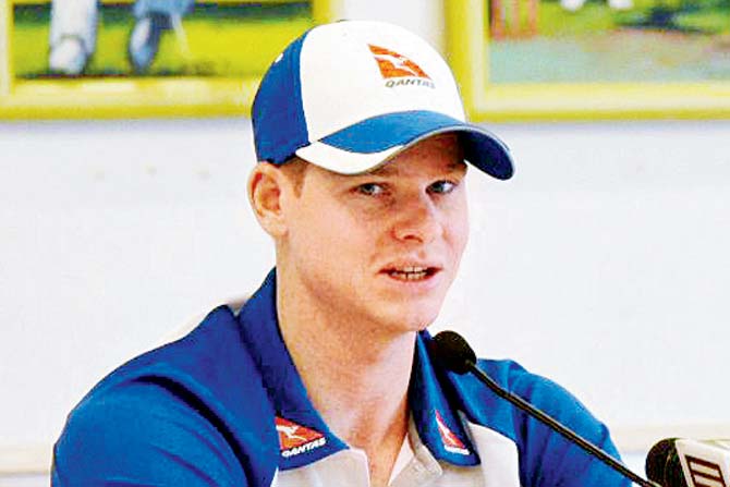 Steve Smith, who replaced Dhoni as skipper