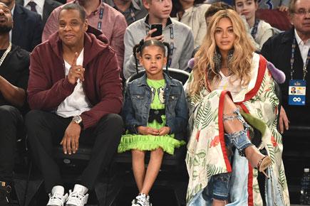 Beyonce and Jay Z treat daughter to candy floss