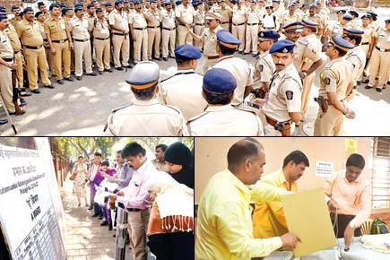 BMC Election: Almost all cops on poll duty today
