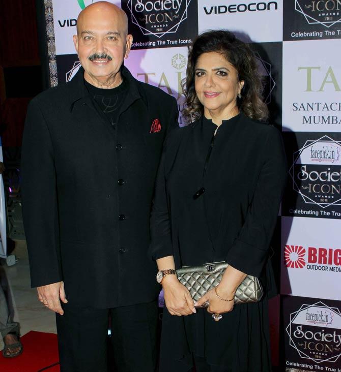 Rakesh Roshan and wife Pinky