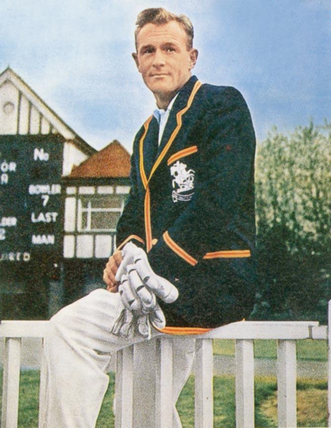 Erstwhile England batsman Peter Richardson. PIC/Pageant of Cricket by David Frith, published by Macmillan