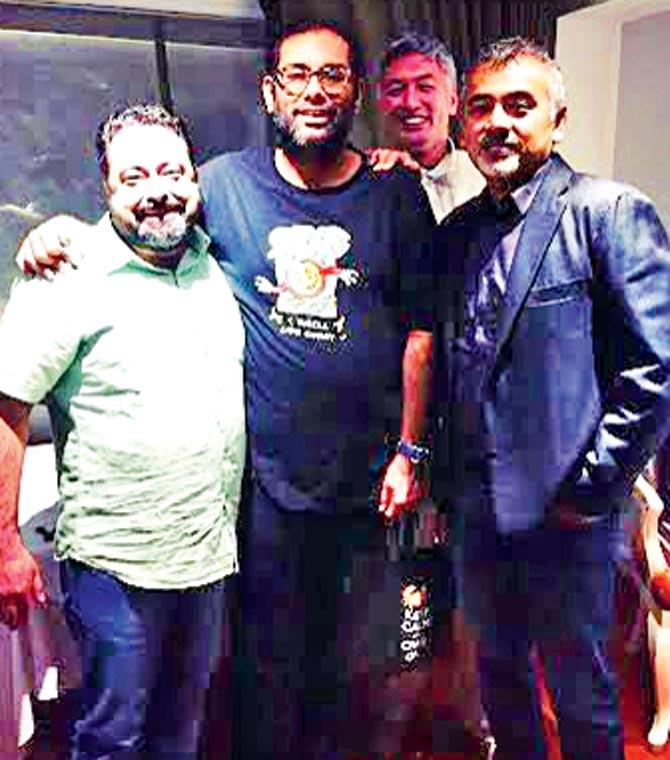 Manish Mehrotra, Gaggan Anand and Darshan Munidasa