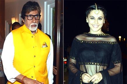 Amitabh Bachchan, Taapsee Pannu to watch 'Pink' with President Pranab Mukherjee