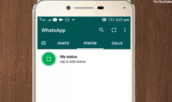 WhatsApp Status feature