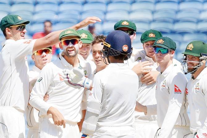 1st Test: Steve O'Keefe wreaks havoc to bowl out Indians for 105