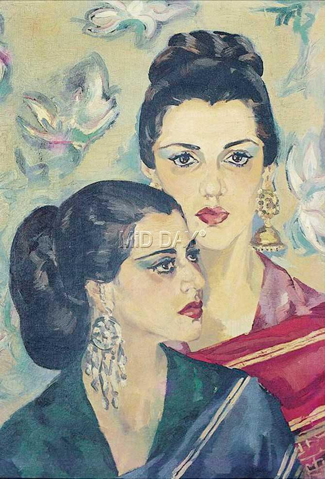 Portrait of Shirin (1953) Jehangir Sabavala
