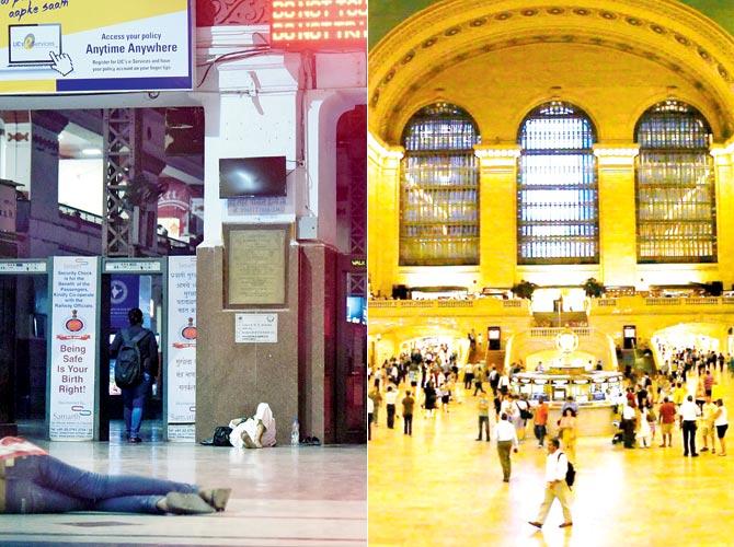 (Left) Mumbai Central could look like Grand Central station