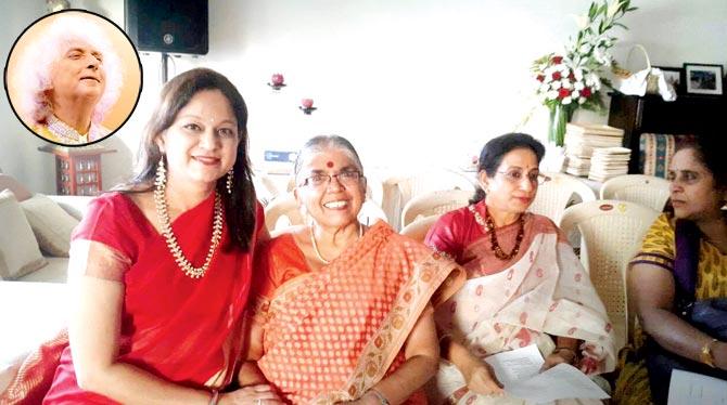 Ameeta Chatterjee, Vasanta Nair and Lalitha Chandrasekharan (inset) Shiv Kumar Sharma