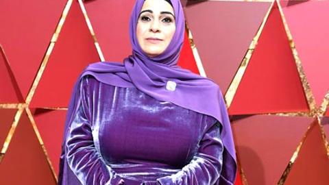 Oscars 2017: Syrian refugee Hala Kamil walks Oscars red carpet in hijab