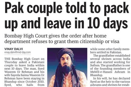 HC disposes petition as Pakistan couple gets deported