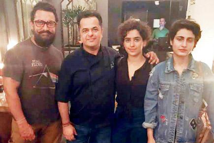 Aamir Khan goes out on dinner with Fatima Sana Shaikh, Sanya Malhotra